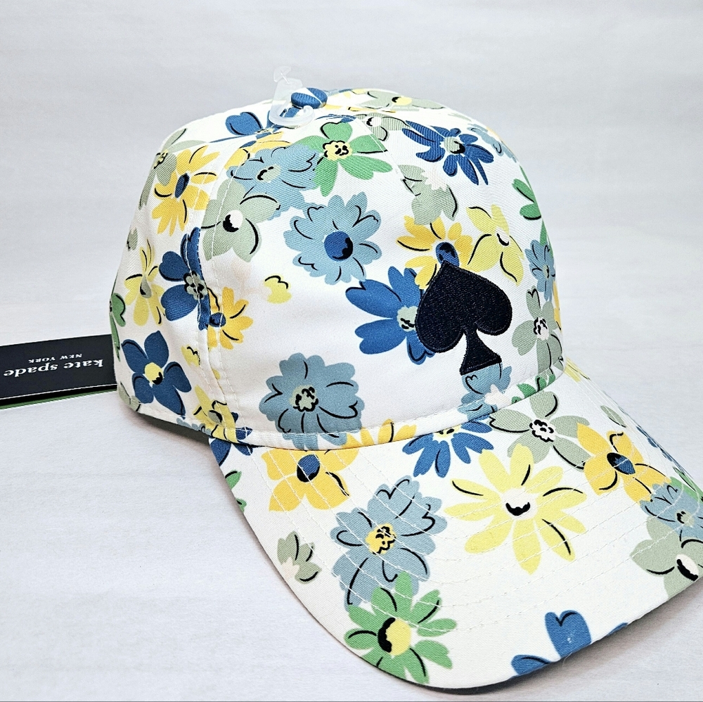 NWT Kate Spade French Cream Floral Cap - Picture 4 of 15